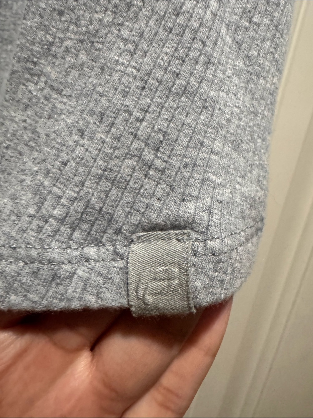 Fabletics High Neck Rib Built-In Bra Tank - Picture 2 of 3